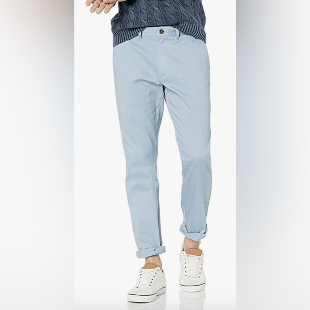 Dress Pants for Men - NEW - Slim Fit Tapered Leg Flat Front Business Trousers